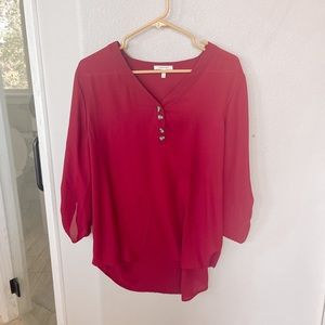 Burgundy Blouse